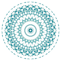 Circular pattern in the form of a mandala png