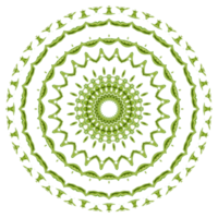 Abstract mandala pattern ornament png