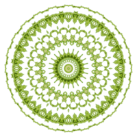 Abstract mandala pattern ornament png