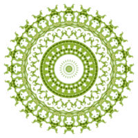 abstrakt mandala mönster prydnad png