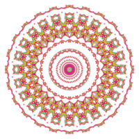 Abstract mandala pattern with round shape png