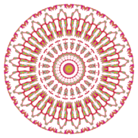 Abstract mandala pattern with round shape png