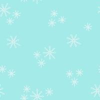 snowflakes seamless pattern. hand drawn minimalistic christmas background. doodle, , scandinavian, nordic. wallpaper wrapping paper textiles vector