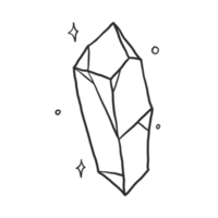 diamond hand drawn line art illustration png