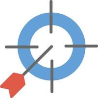 Target Flat Icon vector