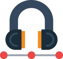 Headphones Flat Icon vector