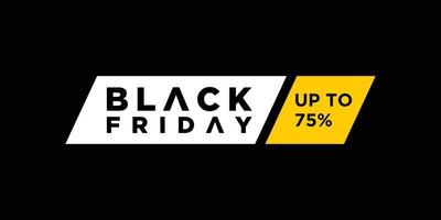 black friday sale background design with discount vector
