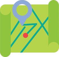 Map Flat Icon vector