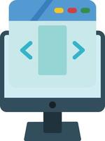 Ui Design Flat Icon vector