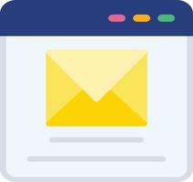 Mail Flat Icon vector