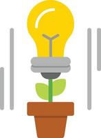 Growth Flat Icon vector