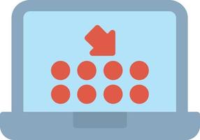 Braille Flat Icon vector