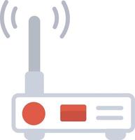 Wireless Router Flat Icon vector