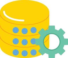 Data Management Flat Icon vector