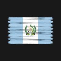 Guatemala Flag Brush Strokes. National Flag vector