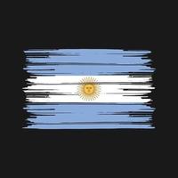 pincel de bandera argentina. bandera nacional