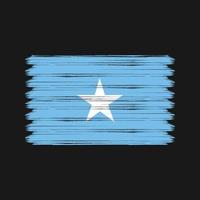 Somalia Flag Brush Strokes. National Flag vector