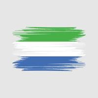 Sierra Leone flag Design Free Vector