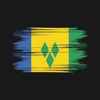 Saint Vincent and the Grenadines flag Design Free Vector