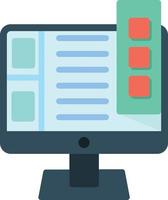 Designer Flat Icon vector