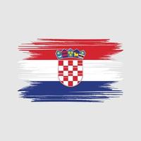 vector gratis de diseño de bandera de croacia