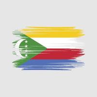 Comoros flag Design Free Vector