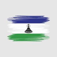 Lesotho flag Design Free Vector