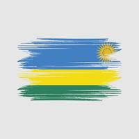 vector libre de diseño de bandera de ruanda