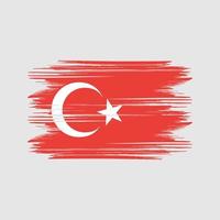 Turkey flag Design Free Vector