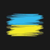 Ukraine flag Design Free Vector