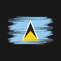 Saint Lucia flag Design Free Vector