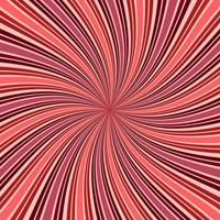 Abstract retro rays red background. vector