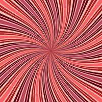 Abstract retro rays red background. vector