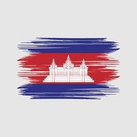 diseño de la bandera de camboya vector libre