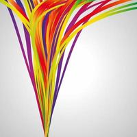 lineas de ondas fondo brillante abstracto multicolor. elementos para el diseño. eps10. vector