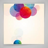 Multicolor abstract bright background. Circles elements for design. Eps10. vector