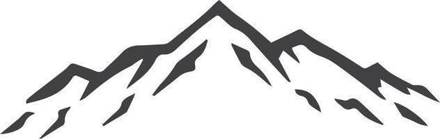 Hand Drawn mountain illustration vector