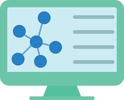 Networking Flat Icon vector