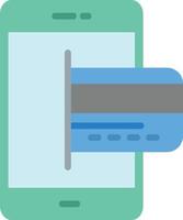 Online Payment Flat Icon vector