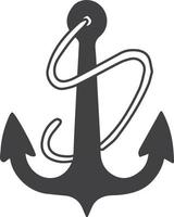 Hand Drawn anchor illustration vector