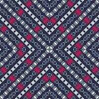 seamless batik pattern vector with x shape