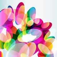 Abstract colorful  background made of transparent elements. Vector. vector