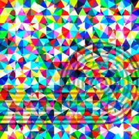 Multicolor abstract bright background with triangles. Elements for design. Eps10. vector