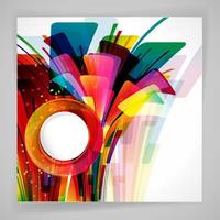 Multicolor abstract bright background. Elements for design. Eps10. vector