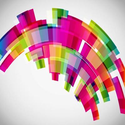 Abstract background with digital design elements.