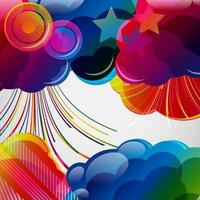 Abstract background with colorful elements.Vector illustration. vector