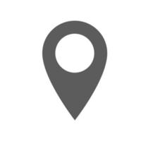 Travel Map pin sign location vector icon