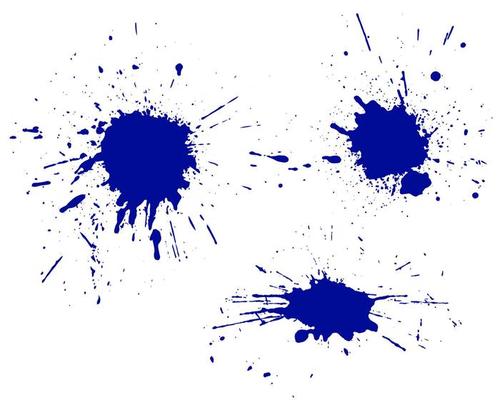 Color ink splashes. Grunge splatters. Abstract background. Grunge text banners