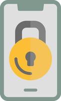 Lock Flat Icon vector