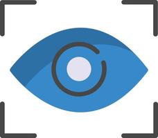 Vision Flat Icon vector
